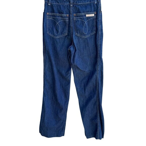 Calvin Klein Vintage 70s 80s Womens High-Waisted Blue Denim Straight Leg Jeans - Picture 2 of 8